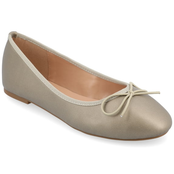 Journee Womens Vika Slip On Round Toe Ballet Dress Flats, Widths Available