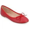thumbnail image 1 of Journee Womens Vika Slip On Round Toe Ballet Dress Flats, Widths Available, 1 of 10