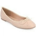thumbnail image 1 of Journee Womens Vika Slip On Round Toe Ballet Dress Flats, Widths Available, 1 of 10