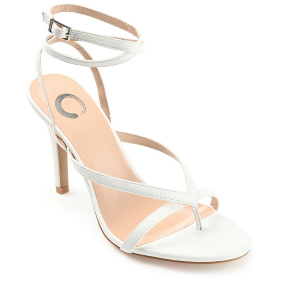 Journee Womens Waverlee Open Toe High Stiletto Sandals