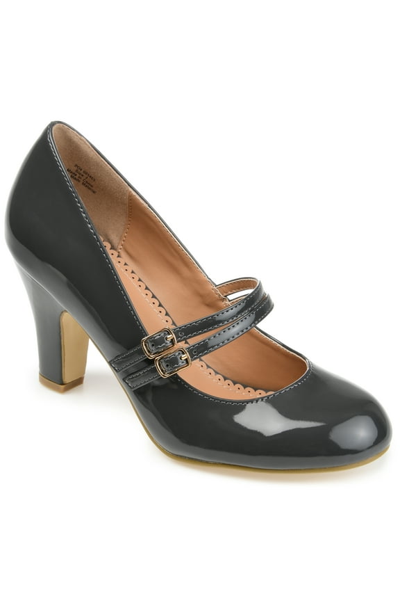 Womens Wendy-09-1 Round Toe High Block Heel Pumps