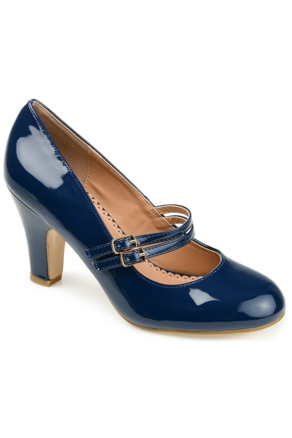 Womens Wendy-09-1 Round Toe High Block Heel Pumps