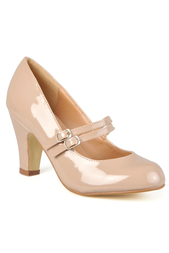 Womens Wendy-09 Round Toe High Block Heel Pumps