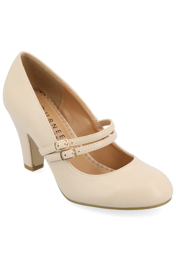 Womens Windy Round Toe Block Heel Mary Jane Pumps, Widths Available