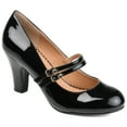 thumbnail image 1 of Journee Womens Windy Round Toe Block Heel Mary Jane Pumps, Widths Available, 1 of 9