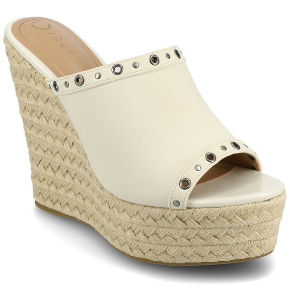 Journee Womens Yari Platform Espadrille Wedge Sandals