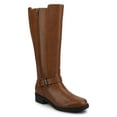 thumbnail image 1 of Journee Womens Yasmina Buckle Detail Knee High Inside Zipper Comfort Casual Boots, 1 of 9