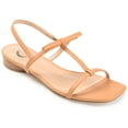 thumbnail image 1 of Journee Womens Zaidda Sling Back Flat Sandals, 1 of 10