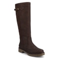 thumbnail image 1 of Journee Womens Zemmie Knee High Wide-Calf Round Toe Inside Zipper Quilted Shaft Comfort Casual Boots, 1 of 10
