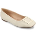 thumbnail image 1 of Journee Womens Zimia Ballet Slip On Square Toe Dress Flats, Widths Available, 1 of 9