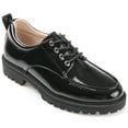 thumbnail image 1 of Journee Womens Zina Almond Toe Lace-up Oxford, Widths Available, 1 of 10