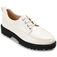 thumbnail image 1 of Journee Womens Zina Almond Toe Lace-up Oxford, Widths Available, 1 of 10