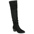 thumbnail image 1 of Journee Womens Zivia Stacked Heel Over The Knee Boots, 1 of 10