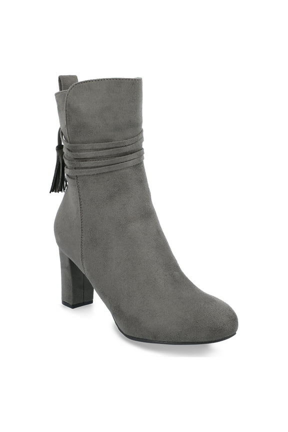 Womens Zuri Inside Zip Block Heel Booties