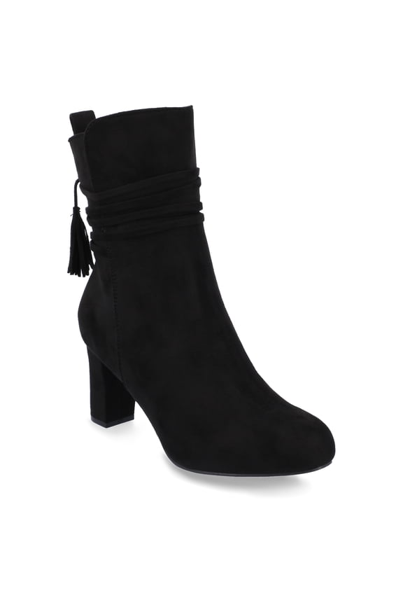 Womens Zuri Inside Zip Block Heel Booties