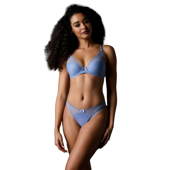 Journelle Women's Victoire Plunge Bra in Blue