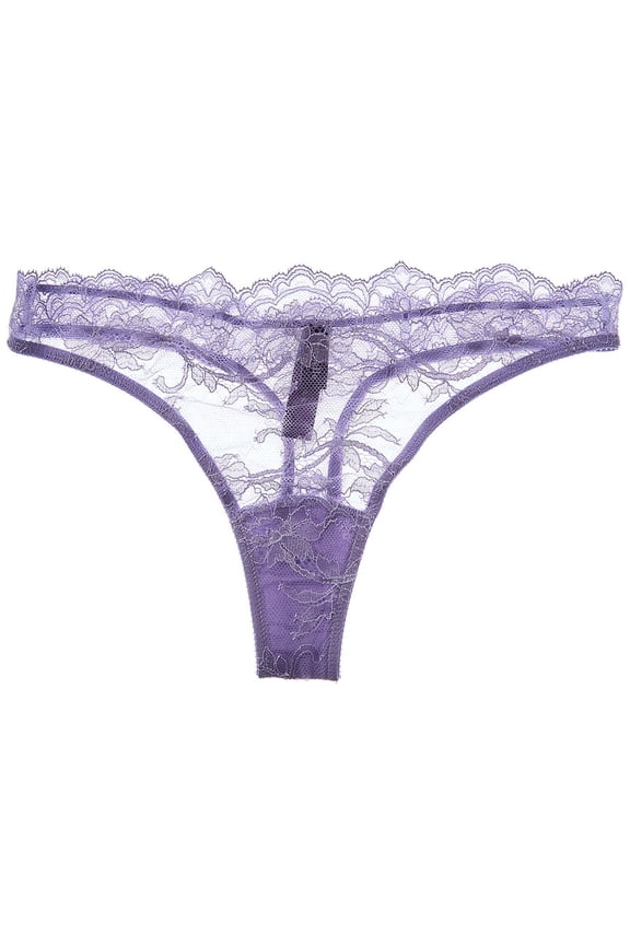 womens Anais Thong, xs, Purple