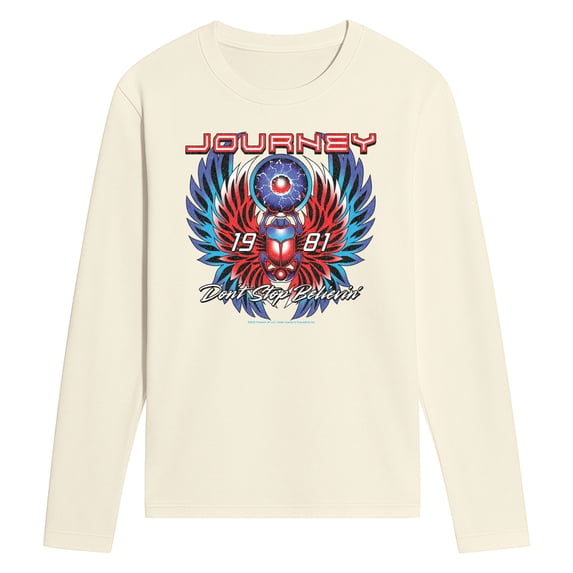 Journey - 1981 Don't Stop Believin' - Men's Long Sleeve Graphic T-Shirt