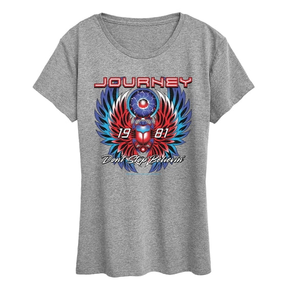 Journey - 1981 Don't Stop Believin' - Women's Short Sleeve Graphic T-Shirt