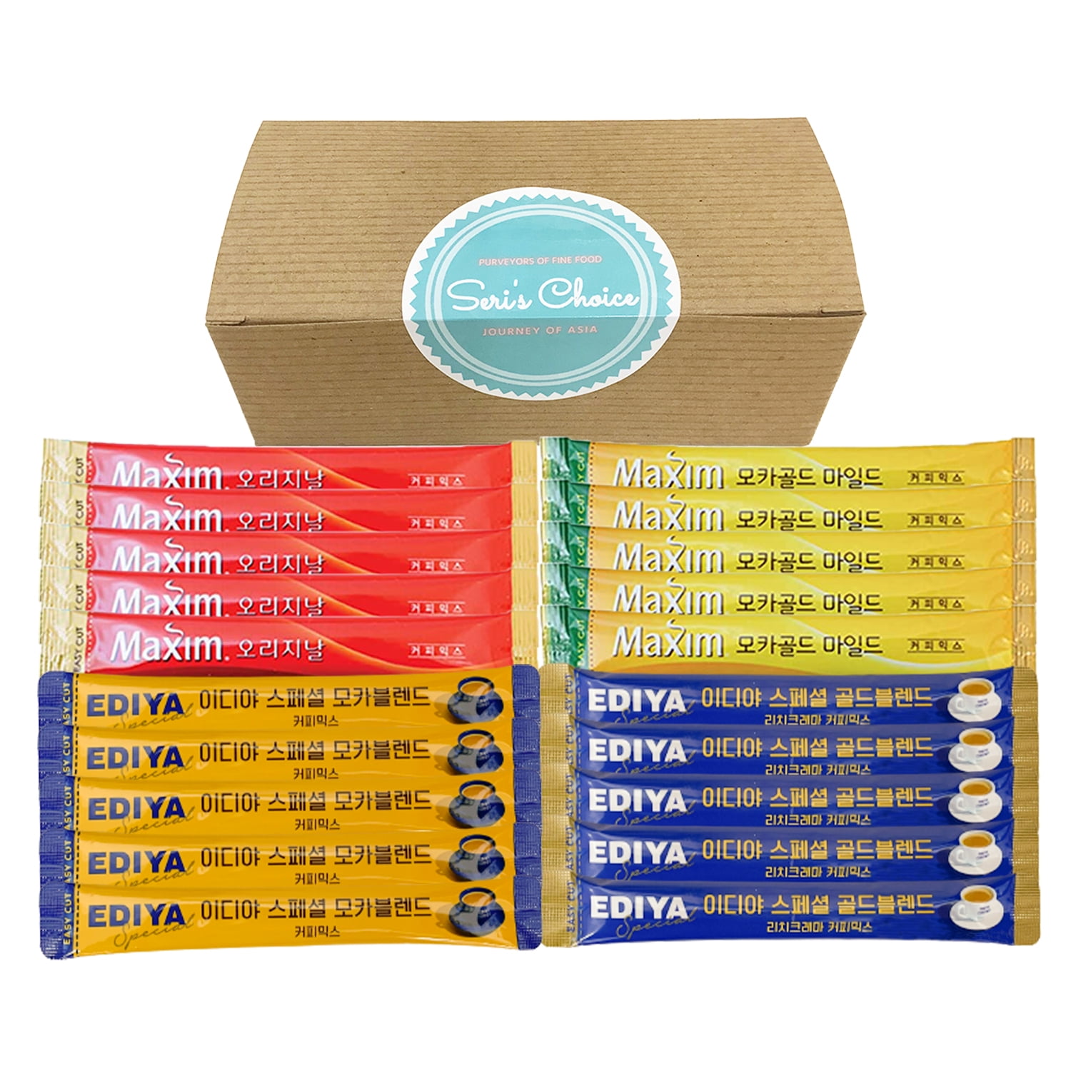 Journey of Asia "Seri's Choice KOREAN Coffee Mix" Variety Packets