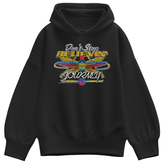 Journey - Don't Stop Believin' - Women's Oversized Fleece Hoodie Sweatshirt
