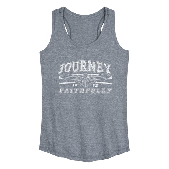Journey - Faithfully - Women's Racerback Graphic Tank