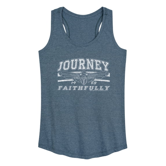 Journey - Faithfully - Women's Racerback Graphic Tank