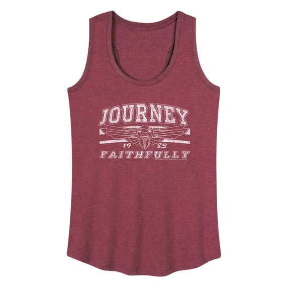 Journey - Faithfully - Women's Racerback Graphic Tank