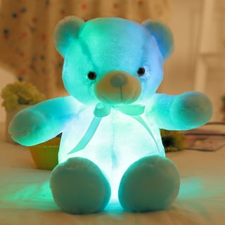 Doodle Bear Draw on Me 16 Blue Plush Stuffed Animal Light Blue Shorts