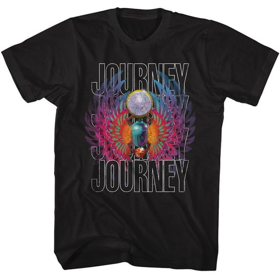 Journey Gradiant Scarab Black Adult T-Shirt 6Xl