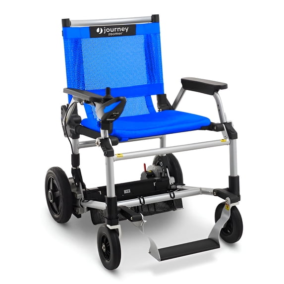 Journey Zoomer Electric Power Chair, Lightweight Foldable Powered Wheelchair TSA-Compliant