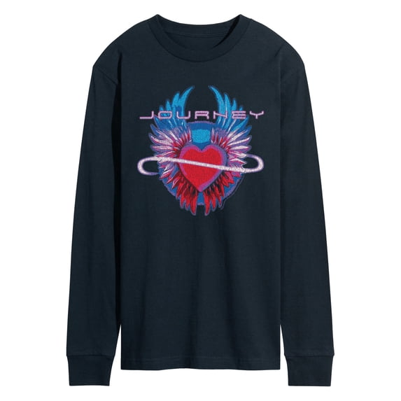 Journey - Infinity Heart Wings - Men's Long Sleeve Graphic T-Shirt