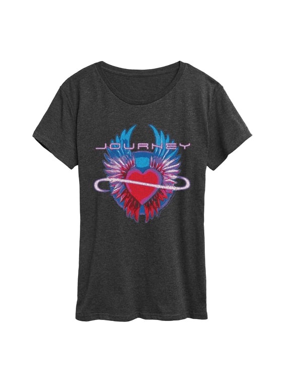 - Infinity Heart Wings Women's Short Sleeve Graphic T-Shirt