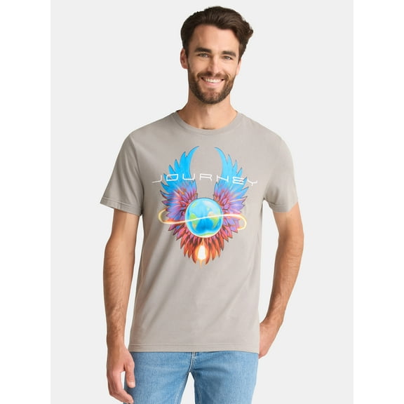 Journey Infinity Wings Men's and Big Men's Graphic Tee, Sizes S-3XL