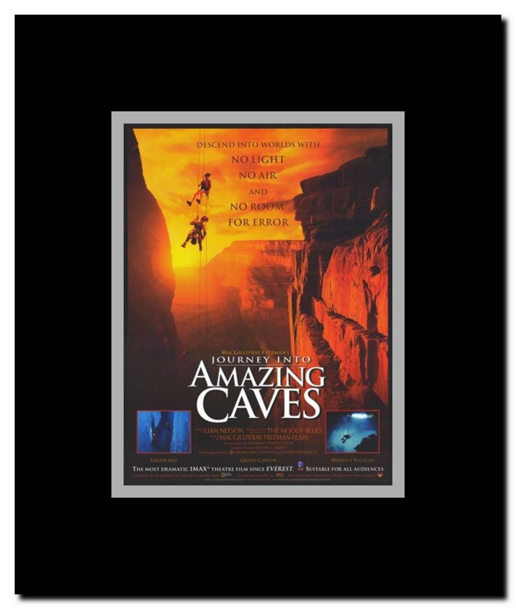 Journey Into Amazing Caves (Imax) Framed Movie Poster