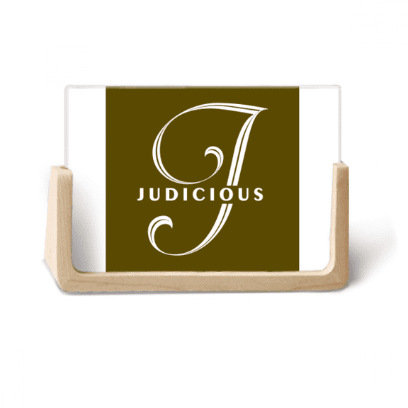 Journey Job Join Letters Art Deco Fashion Photo Wooden Photo Frame Tabletop Display