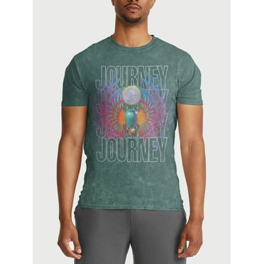Journey Men’s & Big Men’s Mineral Wash Graphic Tee Shirt, Sizes S-3XL