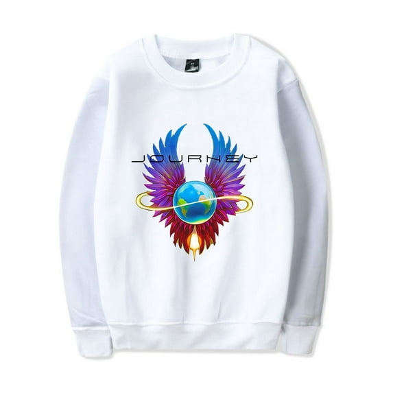 Journey Merch Sweatshirt Earth Wing Logo Rock Long Sleeve Crewneck Men Women Streetwear