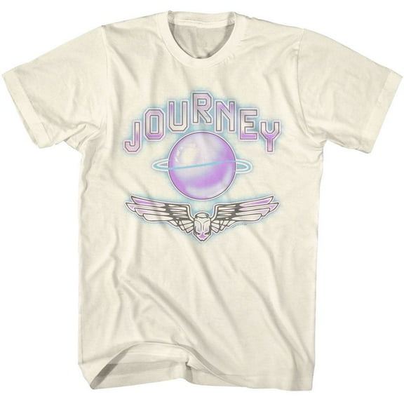 Journey Metallic Scarab Natural Adult T-Shirt