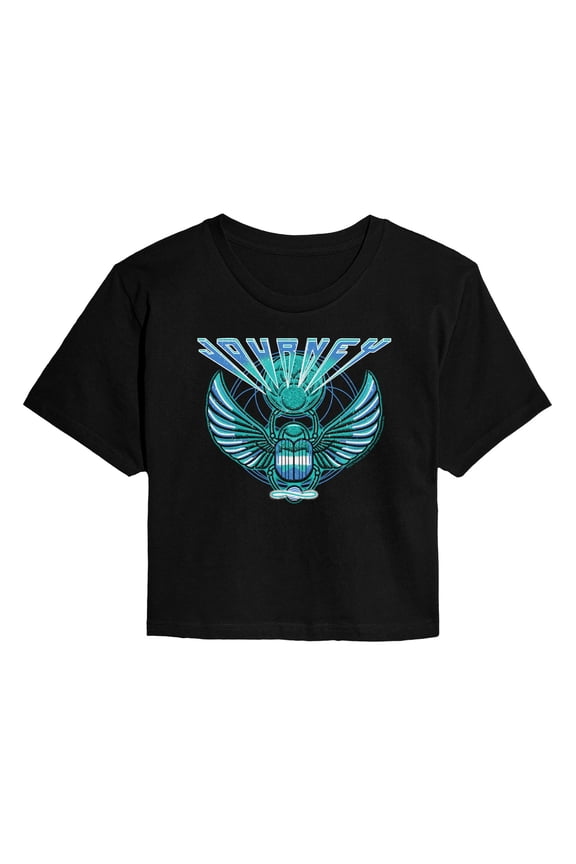 - Scarab Cover Art - Juniors Cropped Graphic T-Shirt