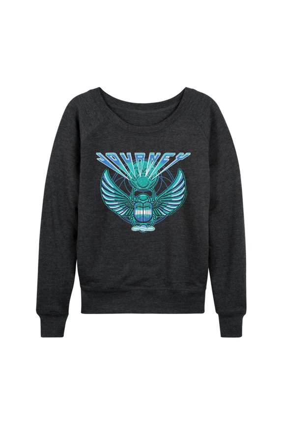 - Scarab Cover Art - Women's French Terry Long Sleeve Pullover