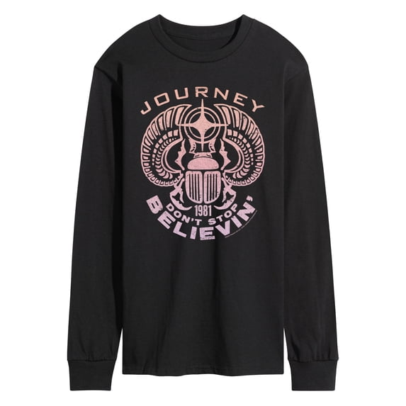 Journey - Scarab Don't Stop Believin' - Men's Long Sleeve Graphic T-Shirt