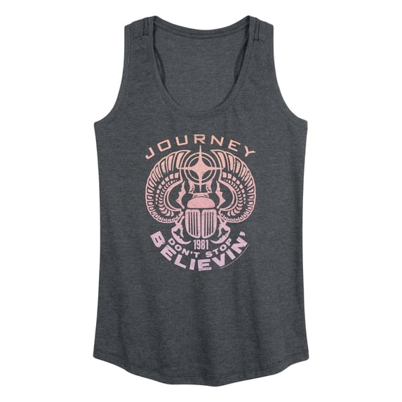 Journey - Scarab Don't Stop Believin' - Women's Racerback Graphic Tank