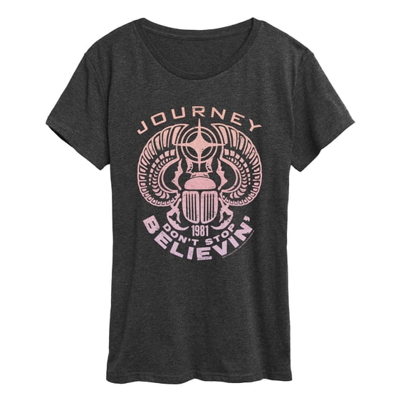 Journey - Scarab Don't Stop Believin' - Women's Short Sleeve Graphic T-Shirt
