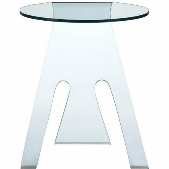 Journey Side Table Clear Glass