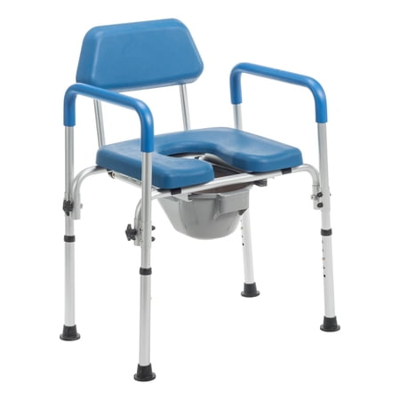 Journey 3-in-1 Commode, Bathroom Bedside Elevated Toilet Seat & Shower Chair