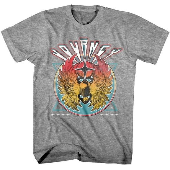 Journey Scarab Freedom Fire Men's T Shirt (GraphiteGrayHeather, AdultM)