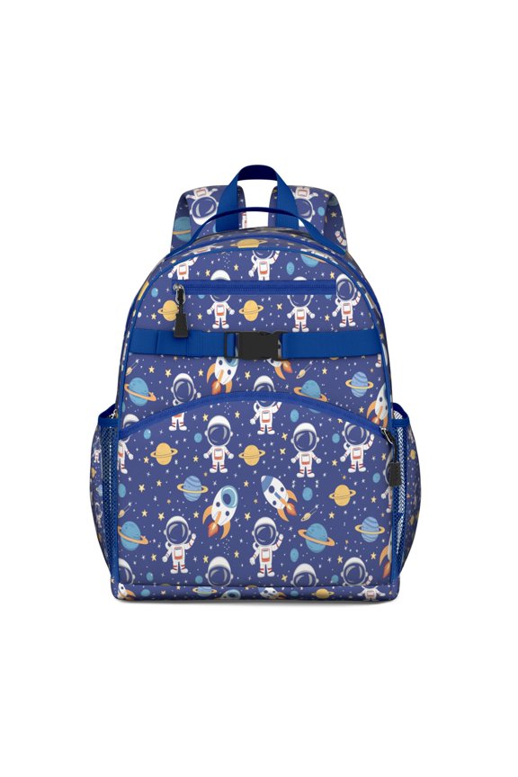 Journey Student Backpack Adjustable Shoulder Straps Chest Buckle Lightweight Durable School Backpack
