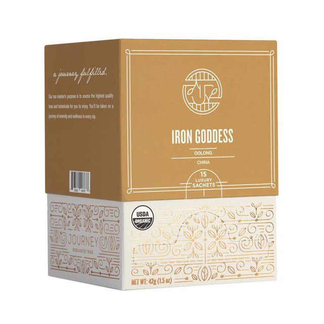 Journey Teas Iron Goddess Oolong Tea 15 Silk Sachets