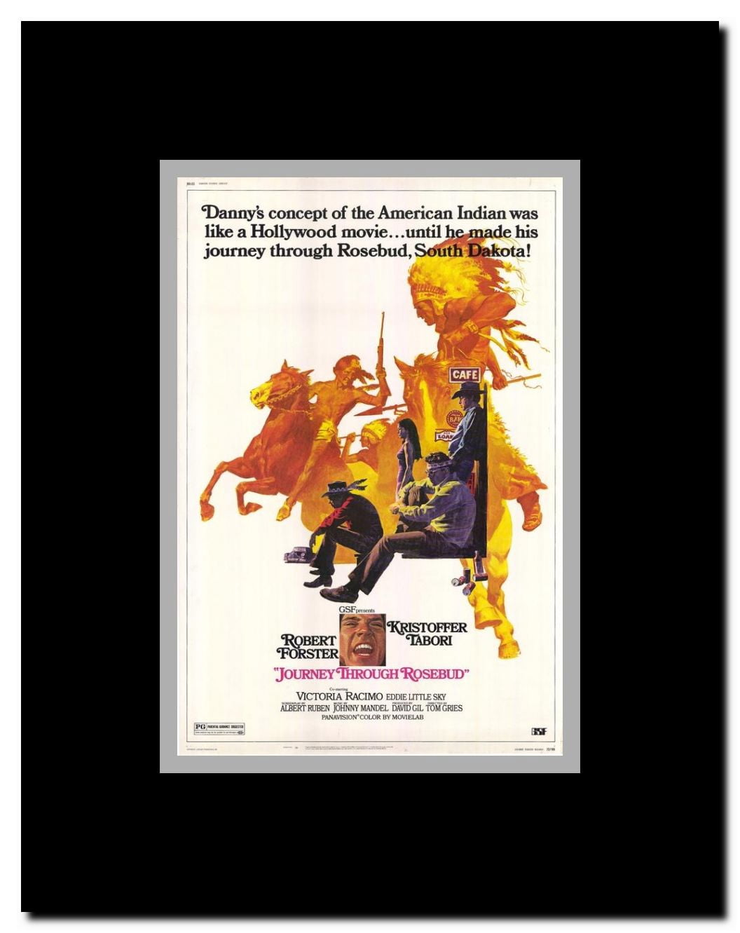 Journey Through Rosebud Framed Movie Poster